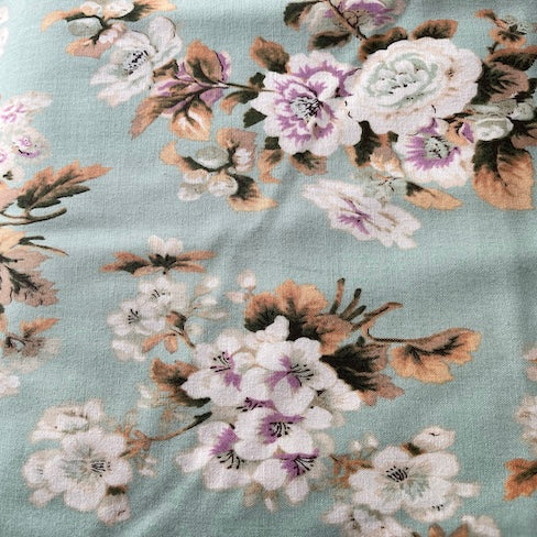 Antebellum Tossed Floral Sage Washington Street Studio - P&B Textiles 4735/26755SAG1 By the Half Yard