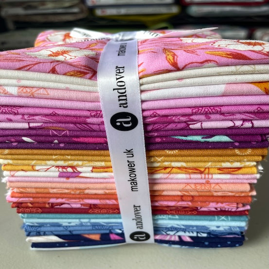 Petals and Stitches FQ-PETALS-X Fat Quarter Bundle Stephanie Organes Andover