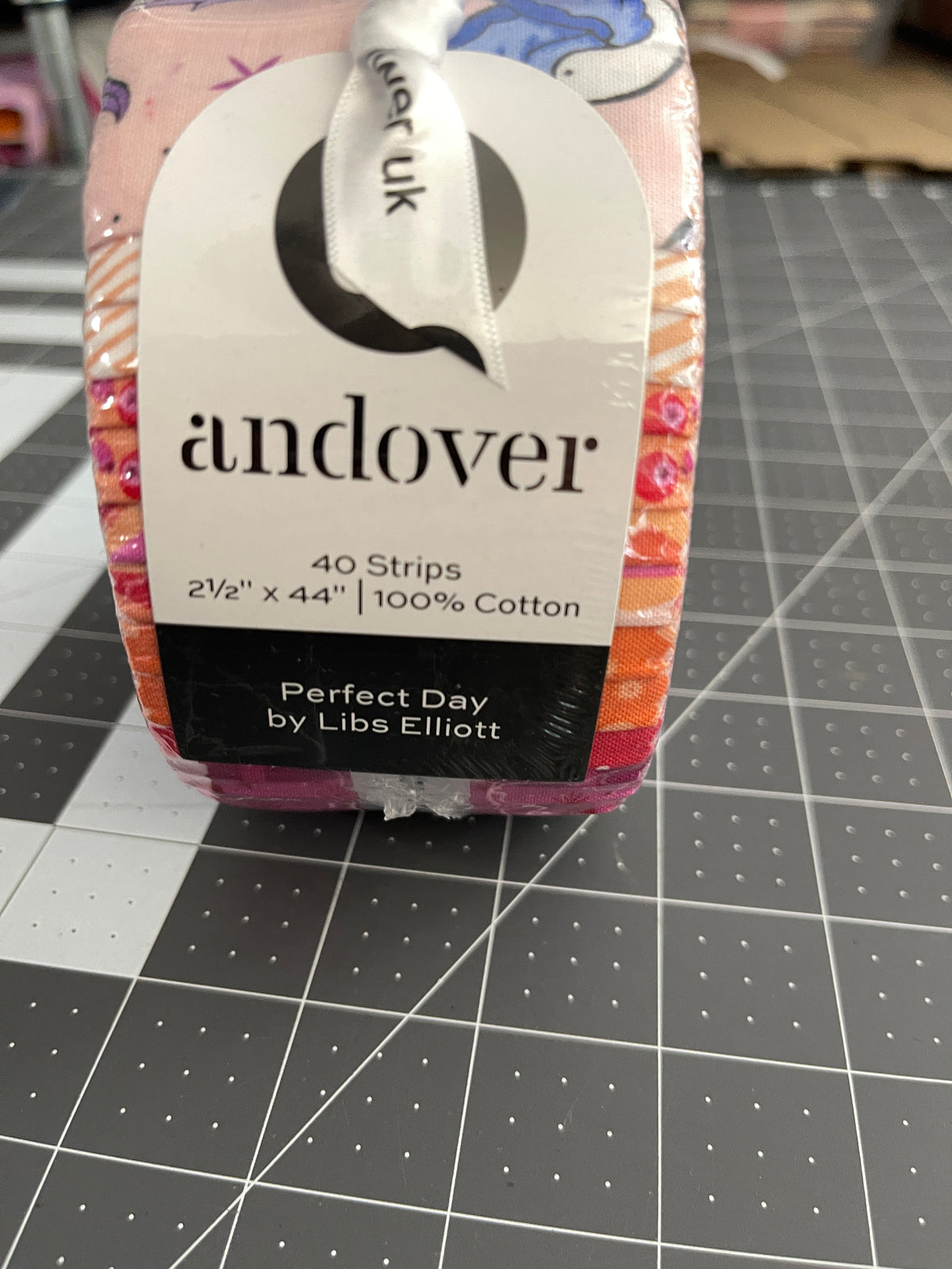 Perfect Day 2.5" Strip Roll by Libs Elliott for Andover Fabrics 2S-PERF-40. Jelly Roll