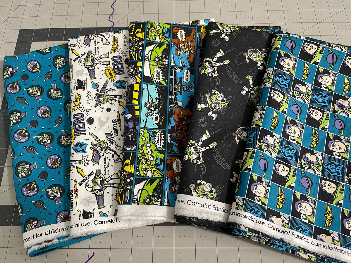 5 Yard Bundle - Toy Story Camelot Fabrics 84Y