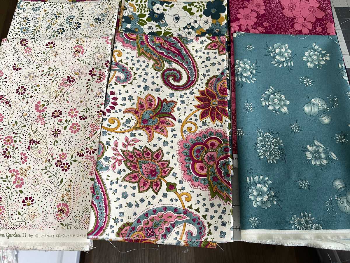 15 Fat Quarter Bundle - Chelsea Garden Moda Fabrics 86Q