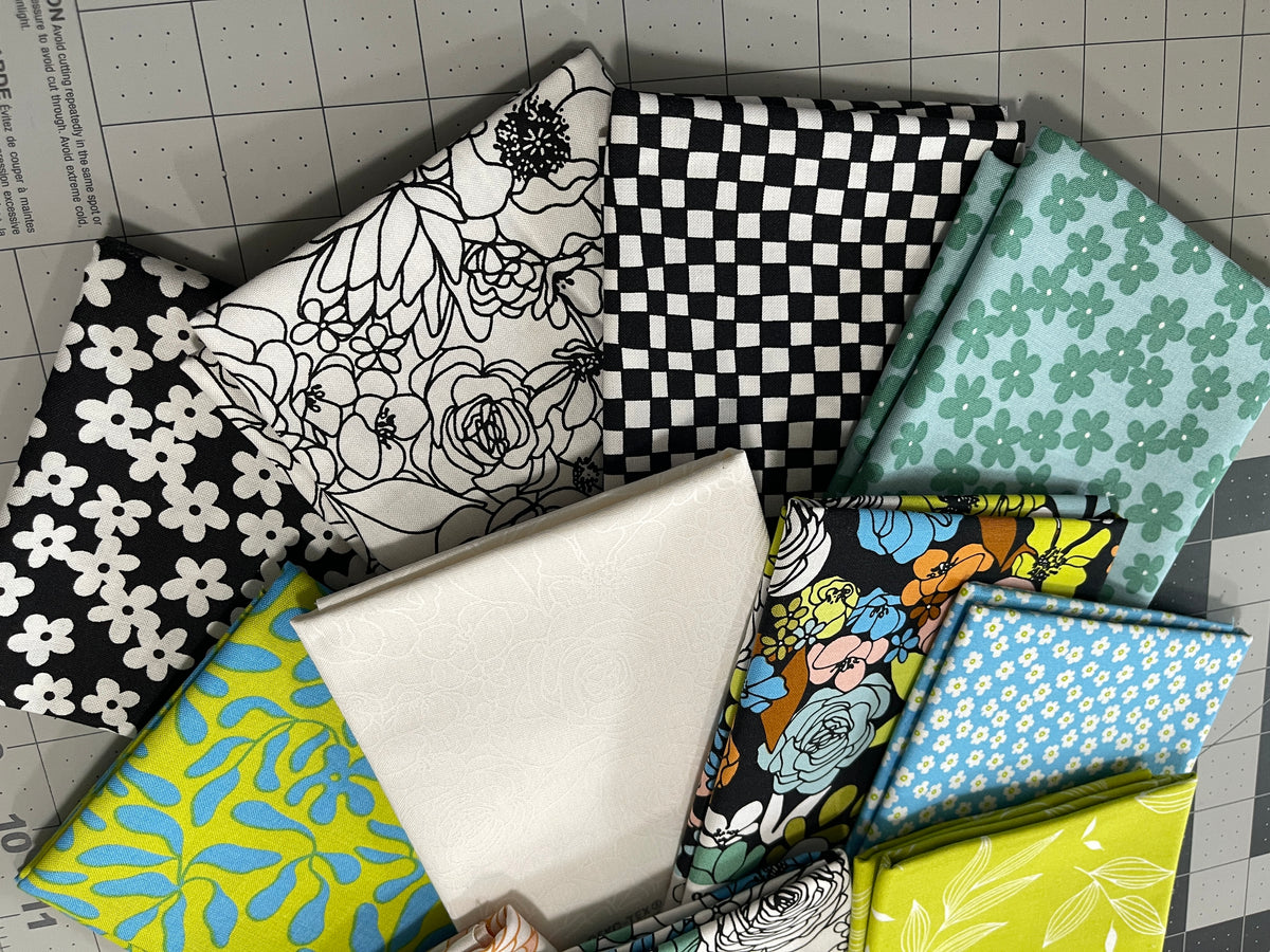 11 Fat Quarter Bundle - True To Hue By Moda Fabrics 87Q