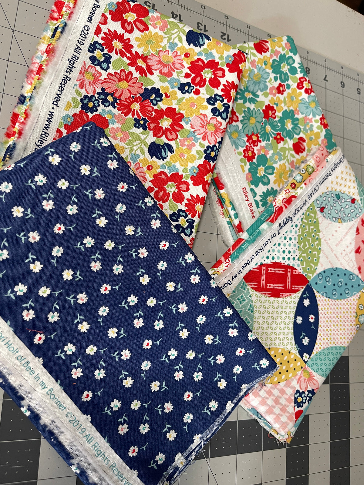 4 Yard Bundle - Vintage Happy 2 Lori Holt By Riley Blake 88Q