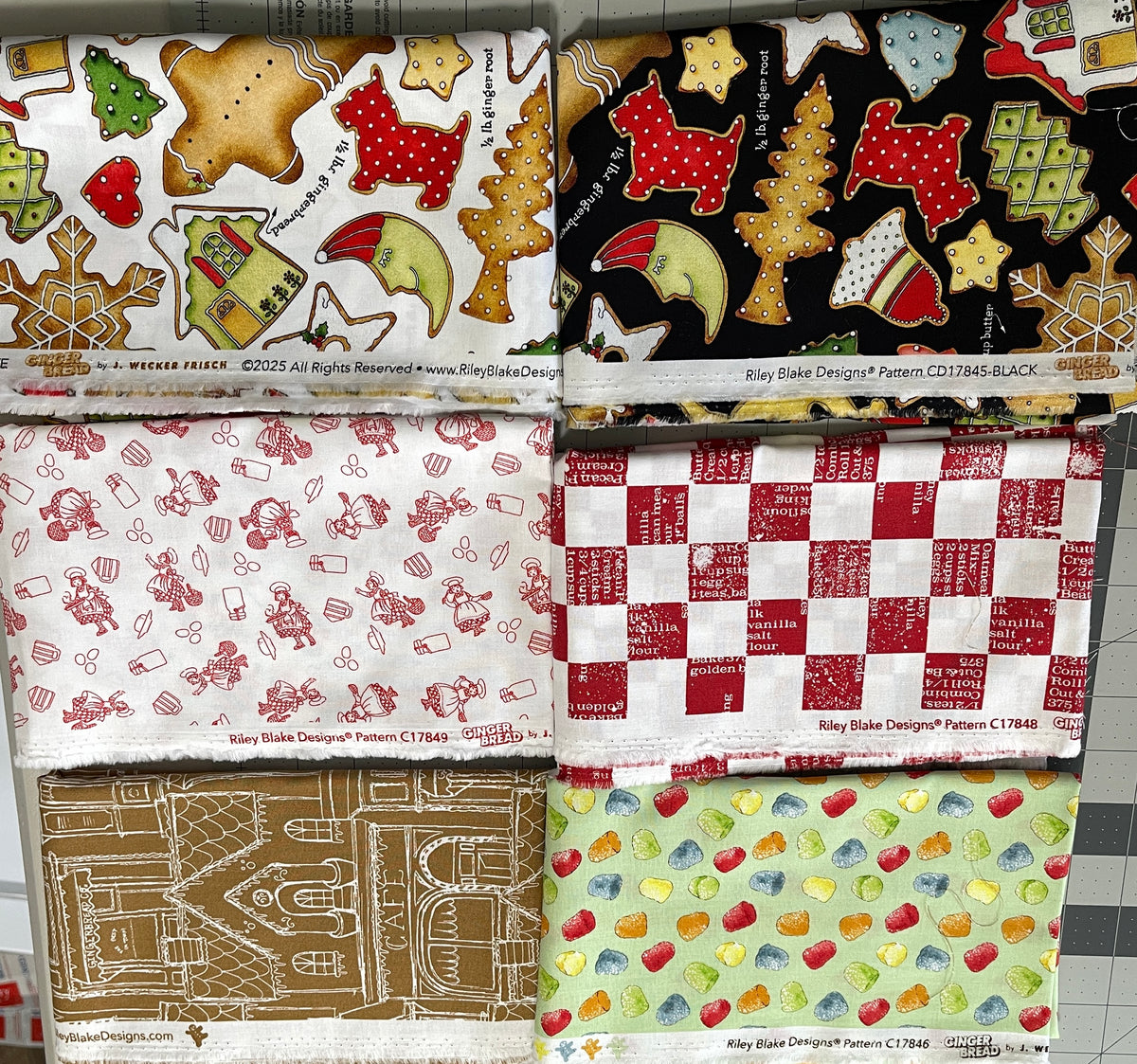 6 Yard Bundle - Ginger Bread by J. W. Frisch By Riley Blake 91Y