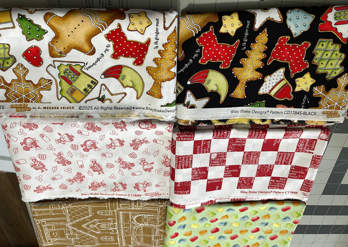 6 Yard Bundle - Ginger Bread by J. W. Frisch By Riley Blake 91Y