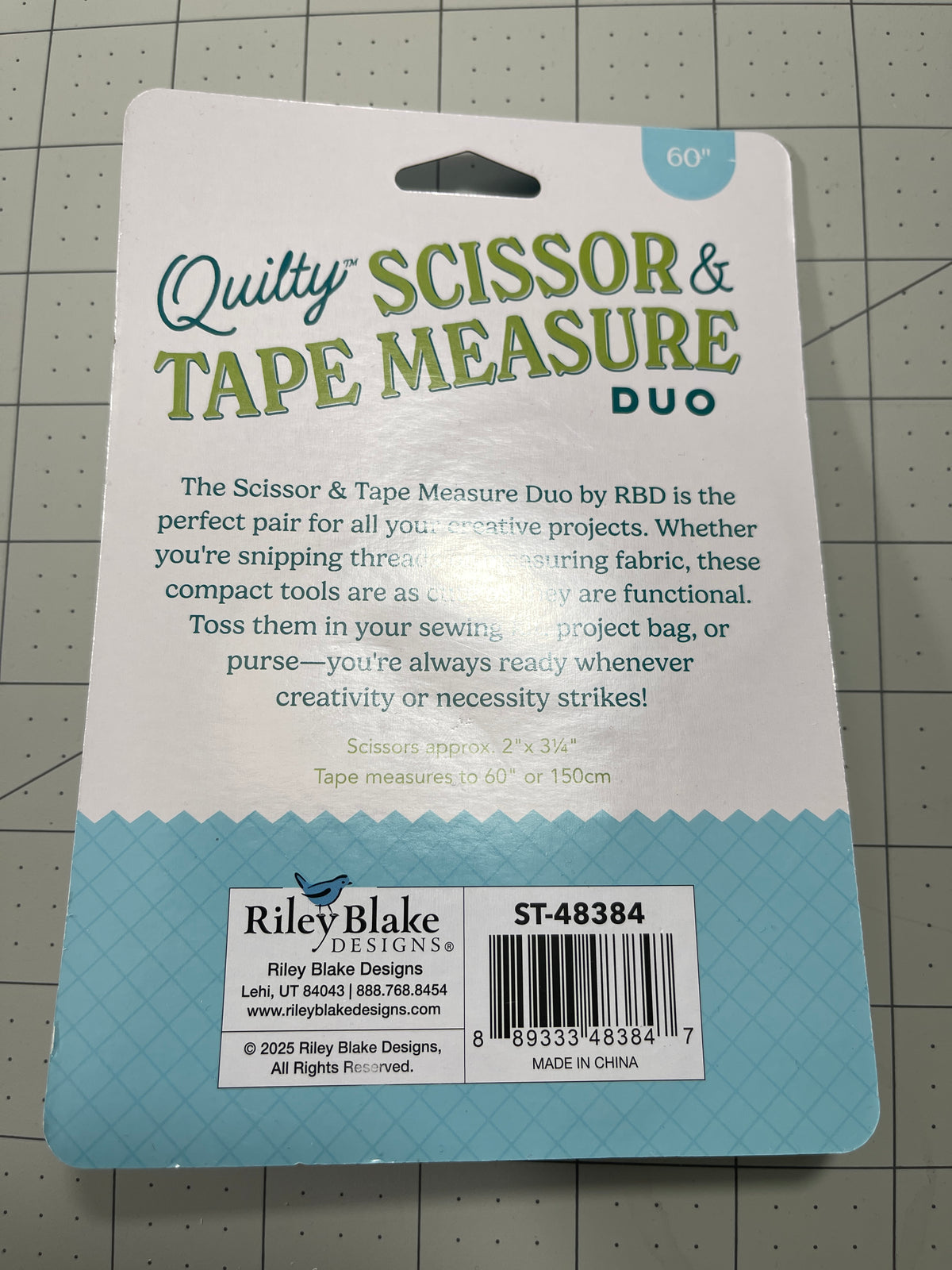 Riley Blake Designs Scissor and Tape Measure Duo ST-48384