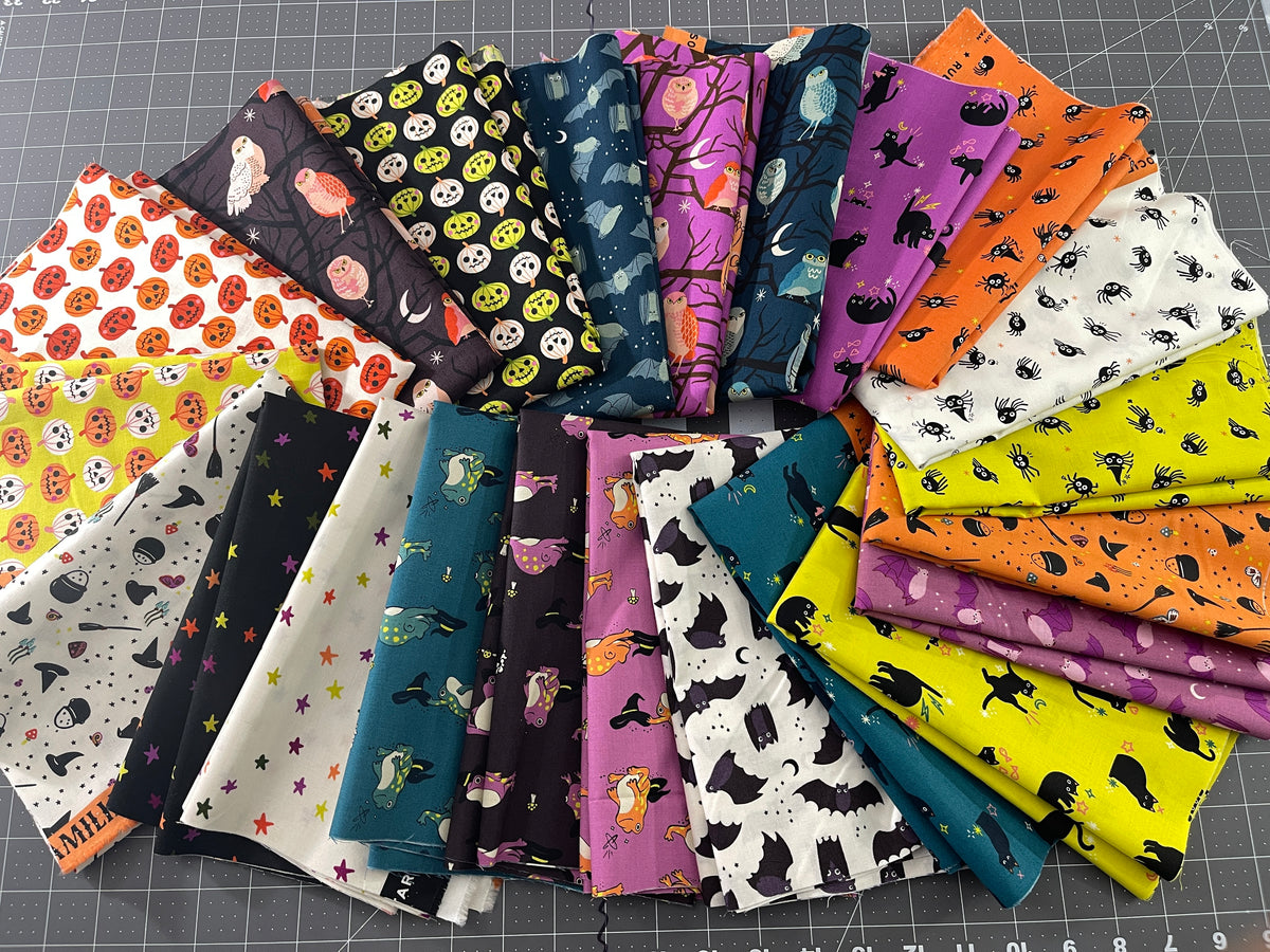 22 Half Yard Bundle - Freaky Familiars Ruby Star Society 121H