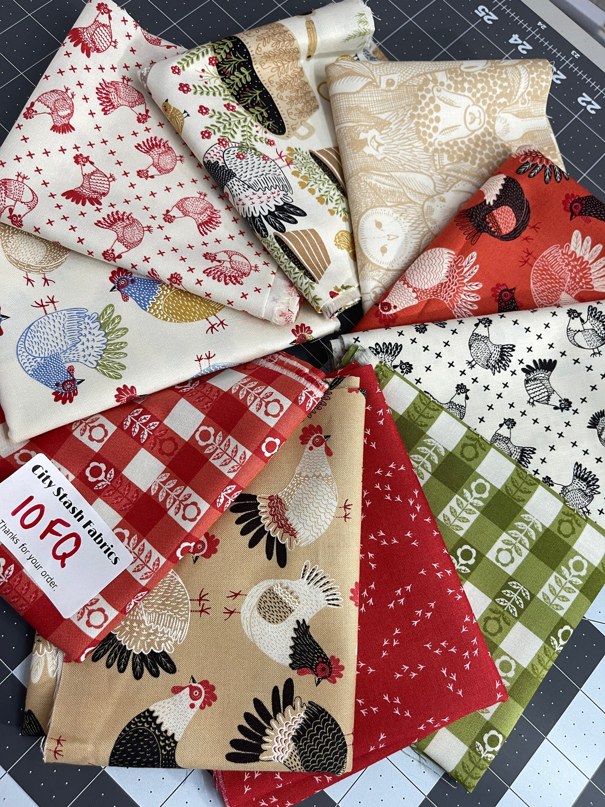 10 Fat Quarter Bundle The Henhouse Moda 122Q