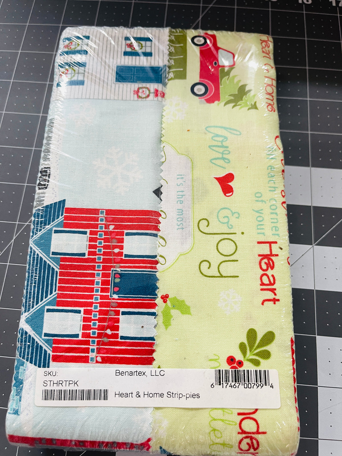 Heart & Home 2.5" Strips Contempo STHRTPK Benartex