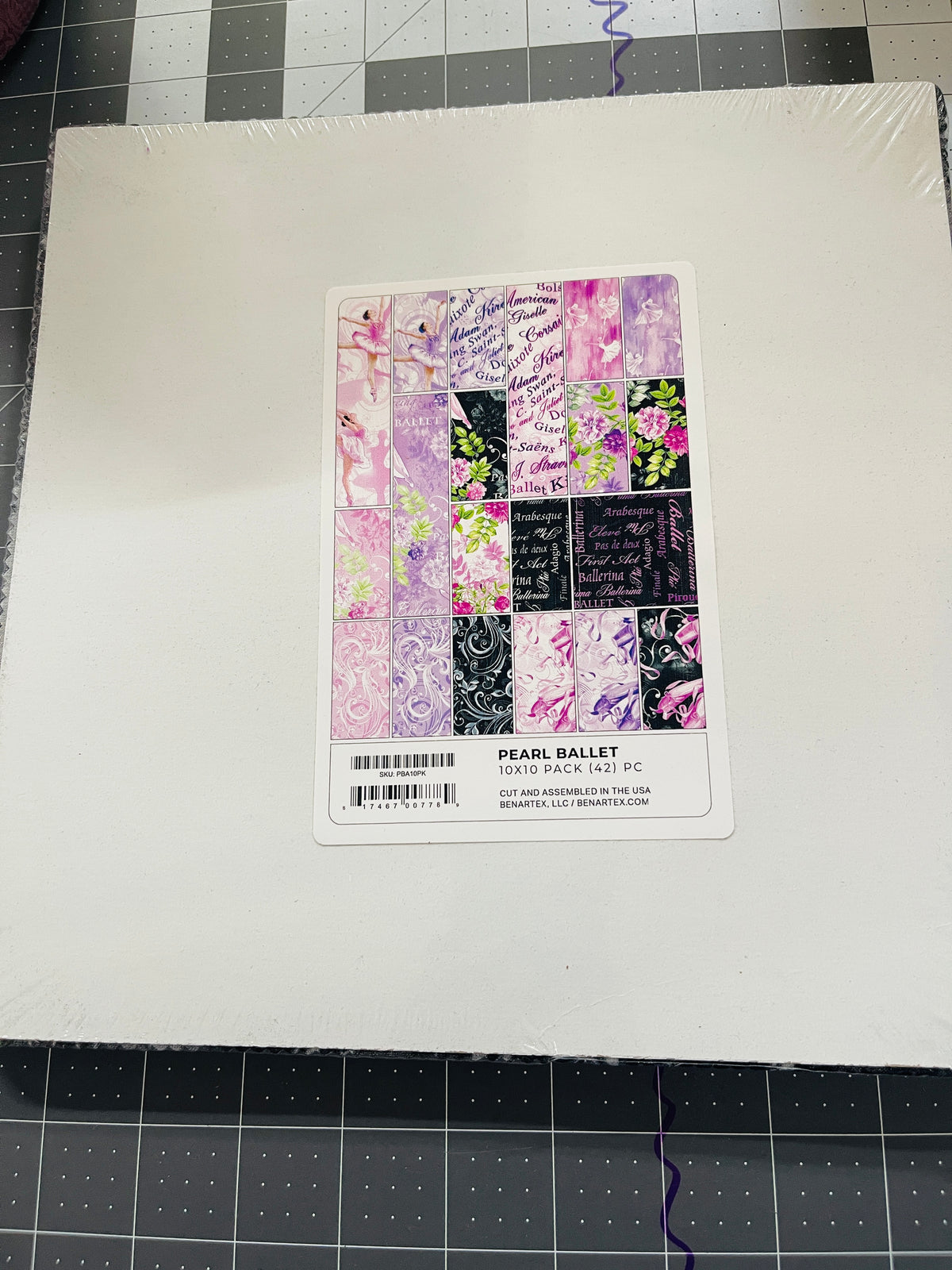 Pearl Ballet 10" Square Layer Cake Kanvas Studio PBA10PK Benartex