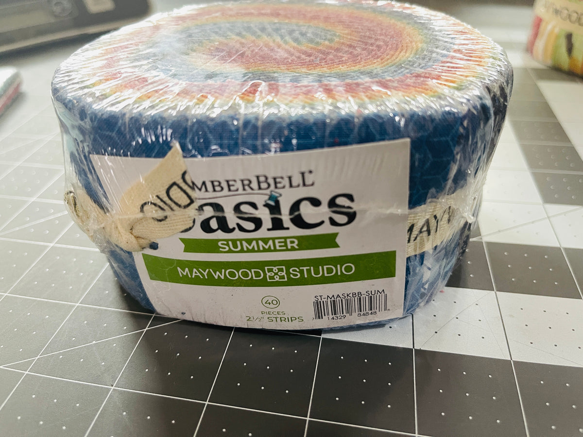 KimberBell Basics 2.5" Strips Jelly Roll by ST-MASKBB-SUM Maywood Studio