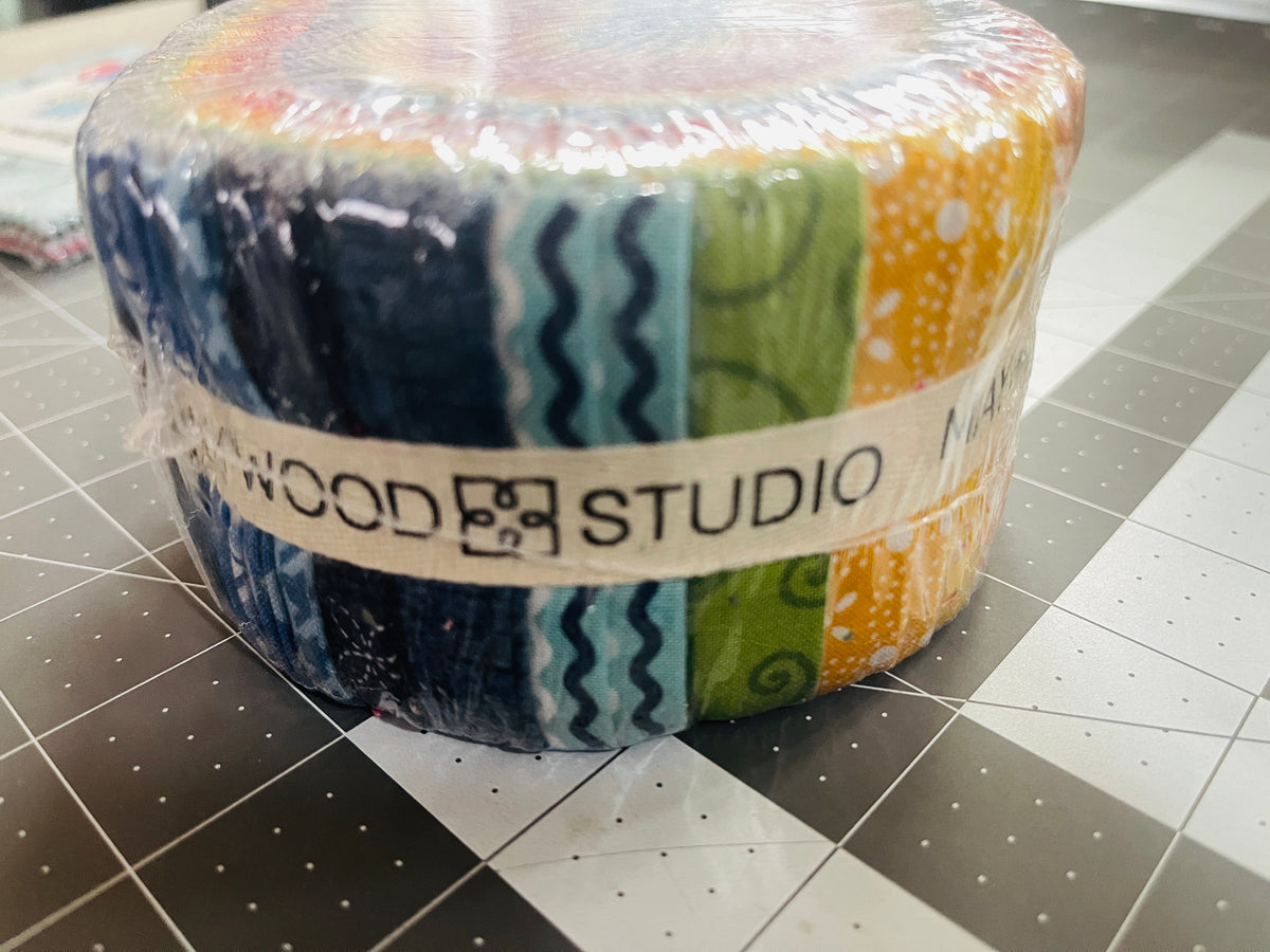 KimberBell Basics 2.5" Strips Jelly Roll by ST-MASKBB-SUM Maywood Studio