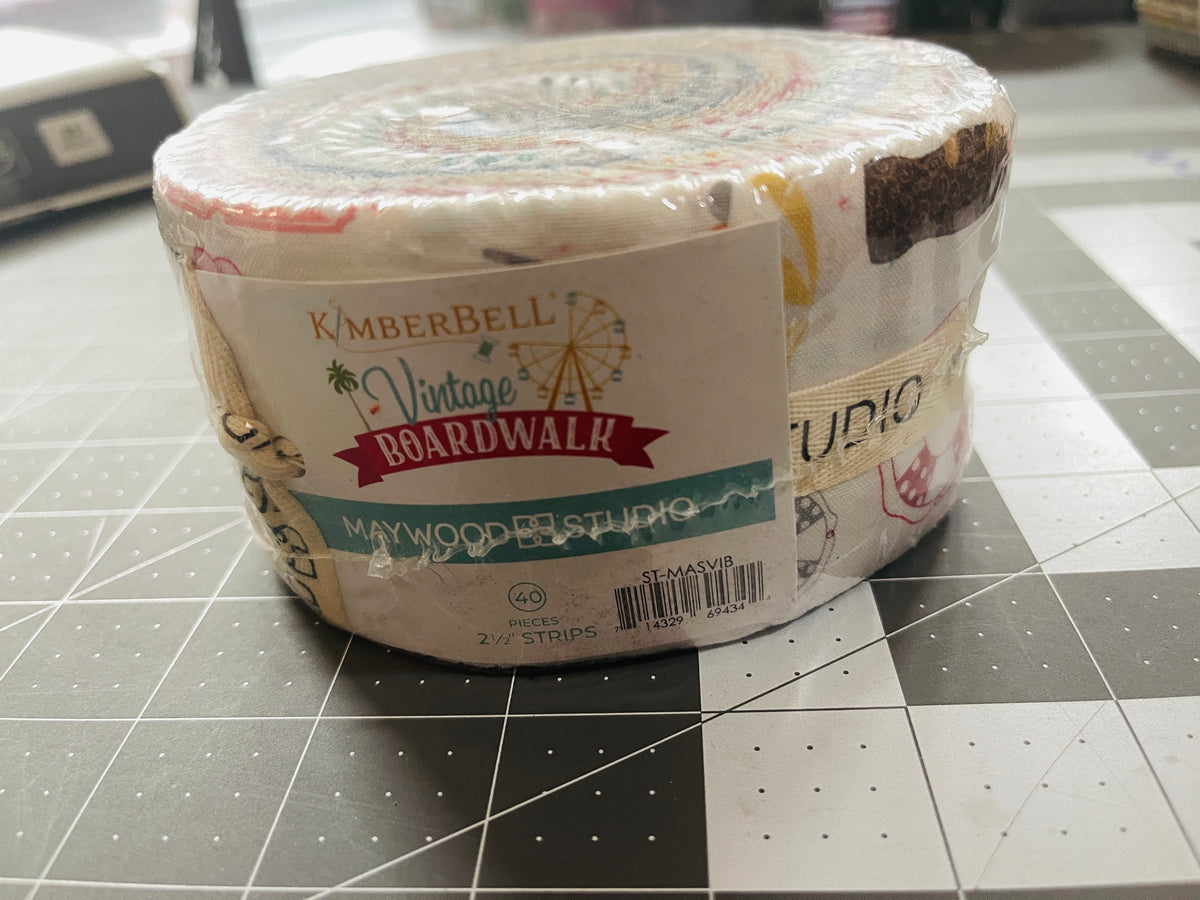 Vintage Boardwalk 2.5" Strip Jelly Roll by Kimberbell Maywood Studio