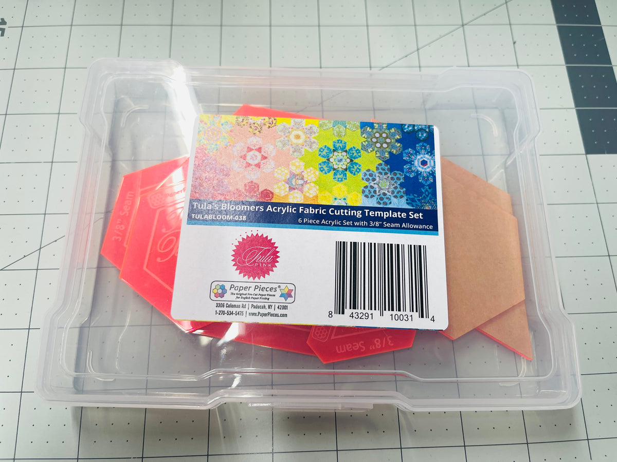 6 Piece Tula's Bloomers Acrylic Fabric Cutting Template