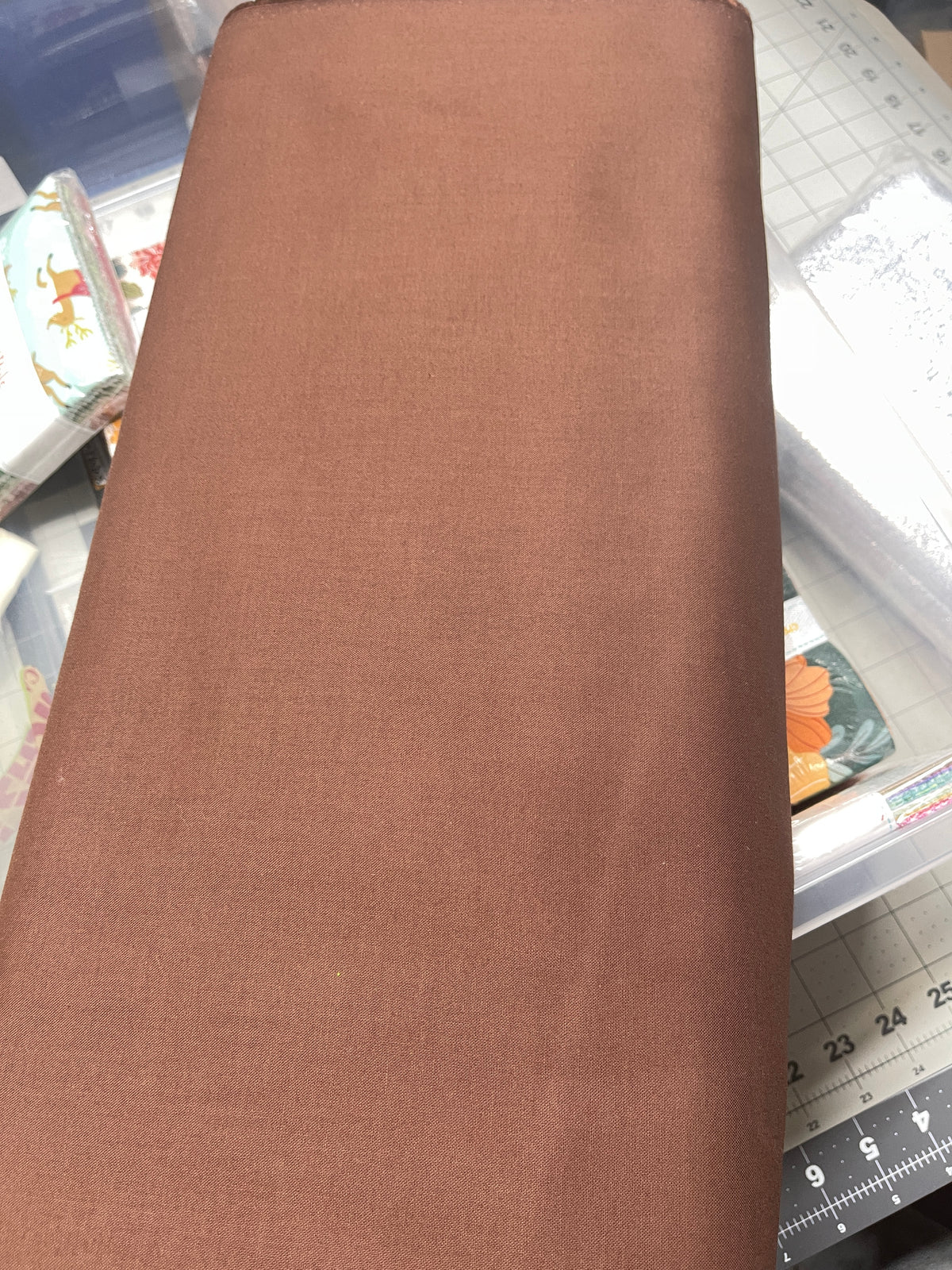 Free Spirit Designer Essential Solid CSFSESS.CHOCO Half Yard