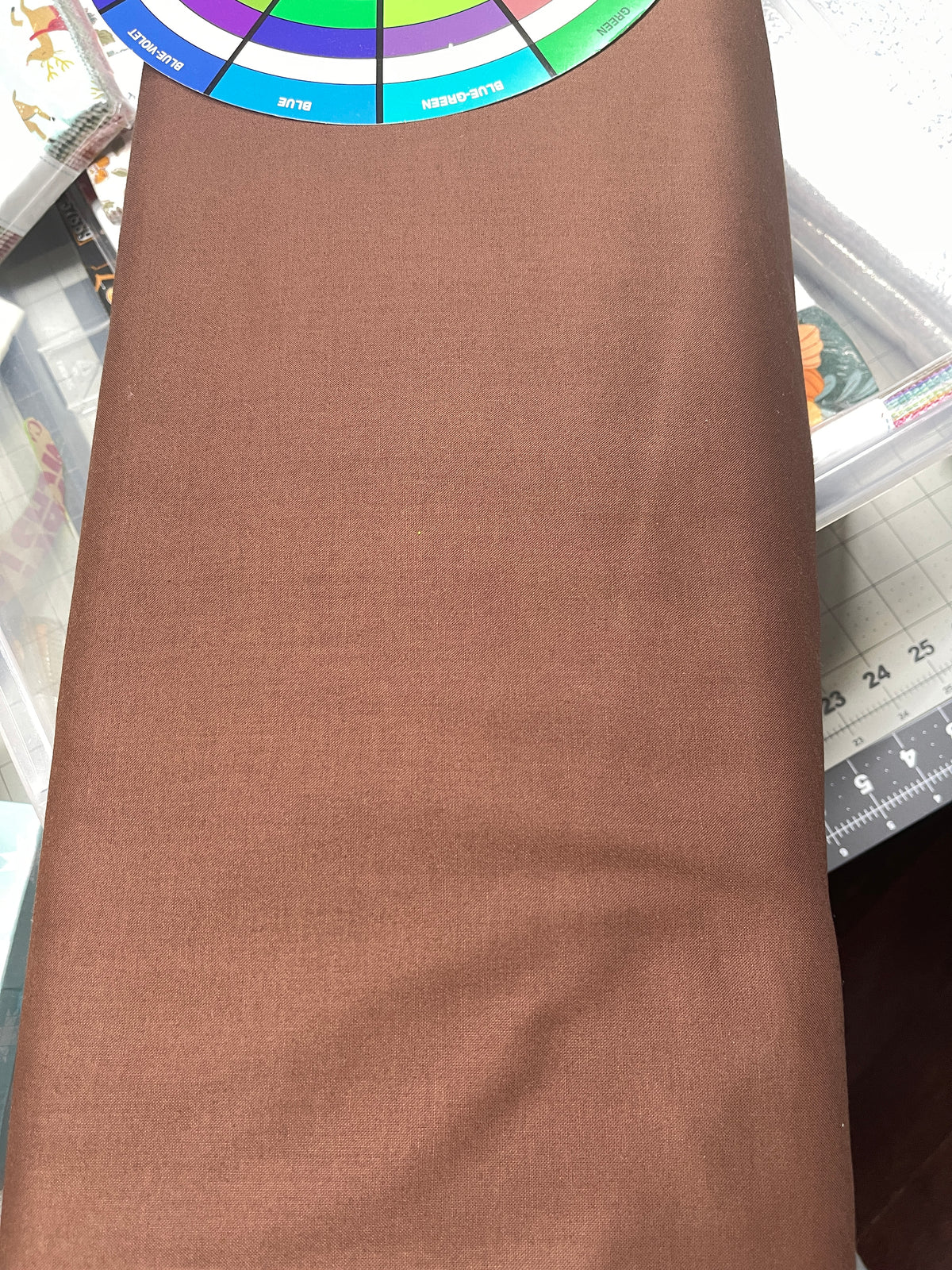 Free Spirit Designer Essential Solid CSFSESS.CHOCO Half Yard