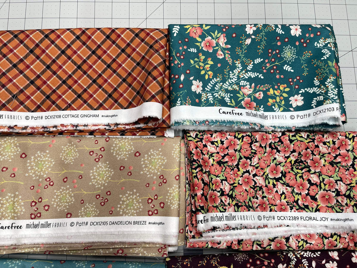 6 Yard Bundle CareFree Michael Miller Fabrics 220Y