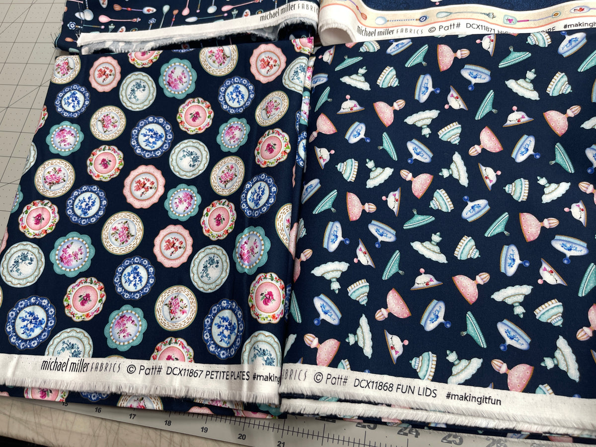 4 Yard Bundle Tea O'clock Michael Miller Fabrics 222Y