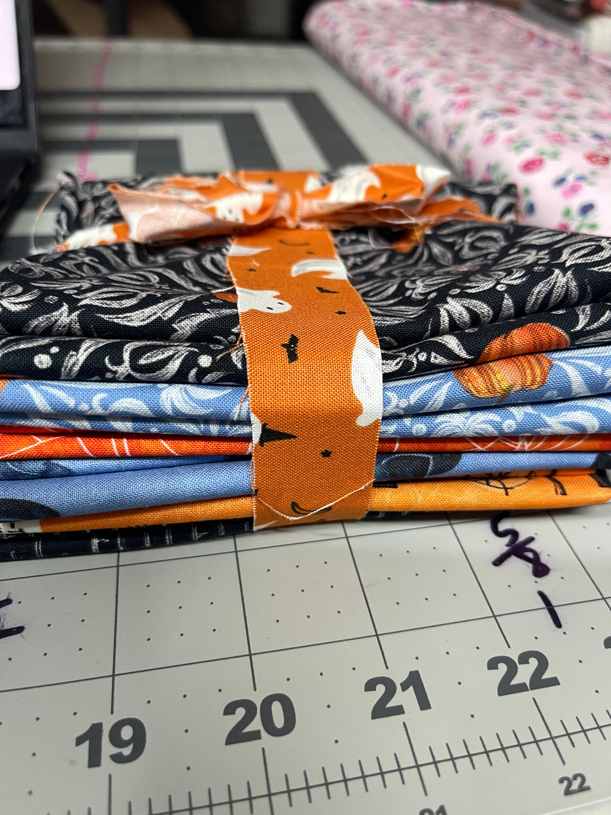 6 Fat Quarter + Mini Charm Coven Moda Fabric
