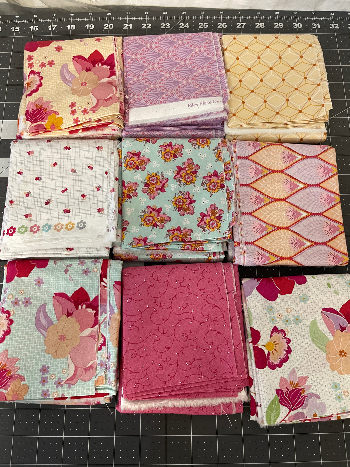 9 Yard Bundle Flourish Sue Daley Riley Blake Designs 230Y