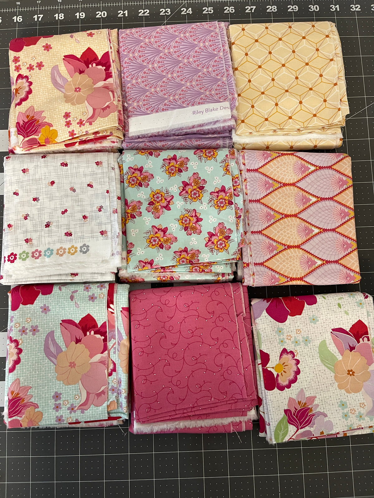 9 Yard Bundle Flourish Sue Daley Riley Blake Designs 230Y