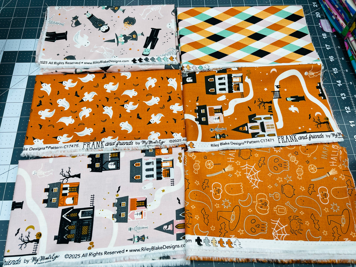 6 Yard Bundle Frank & Friends My Mind's Eye Riley Blake 257Y