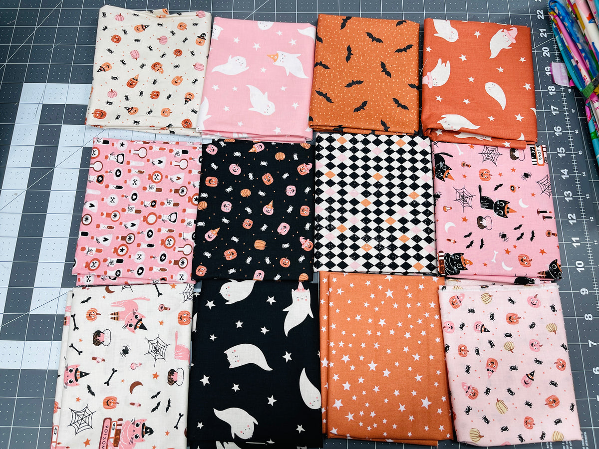 12 Fat Quarter Bundle Purrs & Boos Elana Amos Moda 248Q