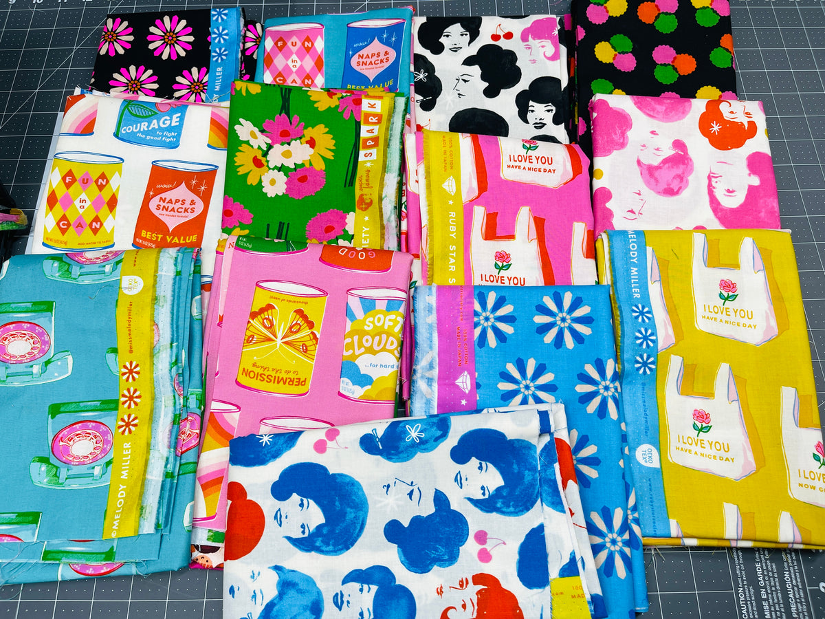 13 Yard Bundle Sparkle Mart Ruby Star Society 250Y