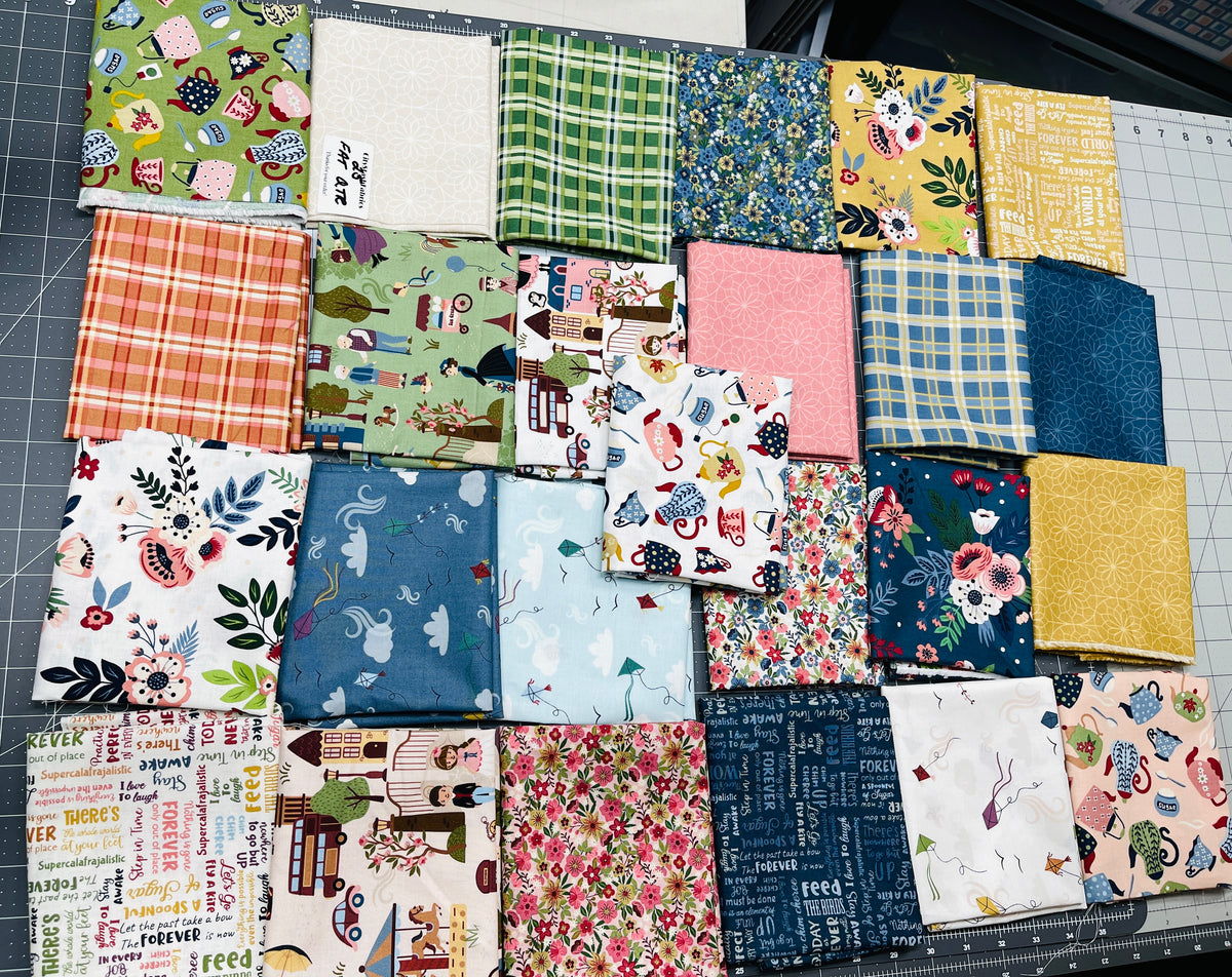 25 Fat Quarter Bundle A Spoonful of Sugar Jennifer Long Riley Blake 259Q