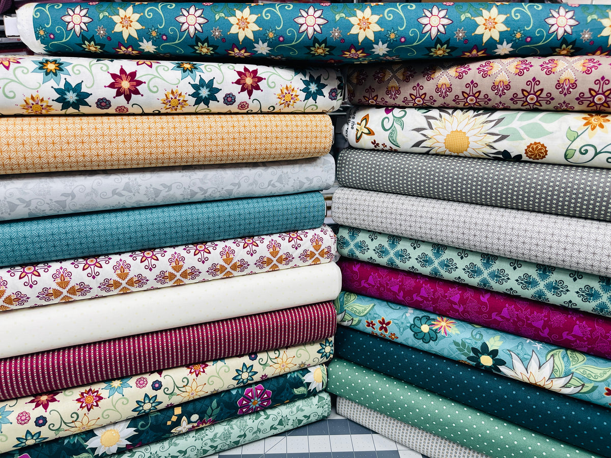 21 Fat Quarter Bundle Where The Wild Flowers are Judi Madsen Riley Blake