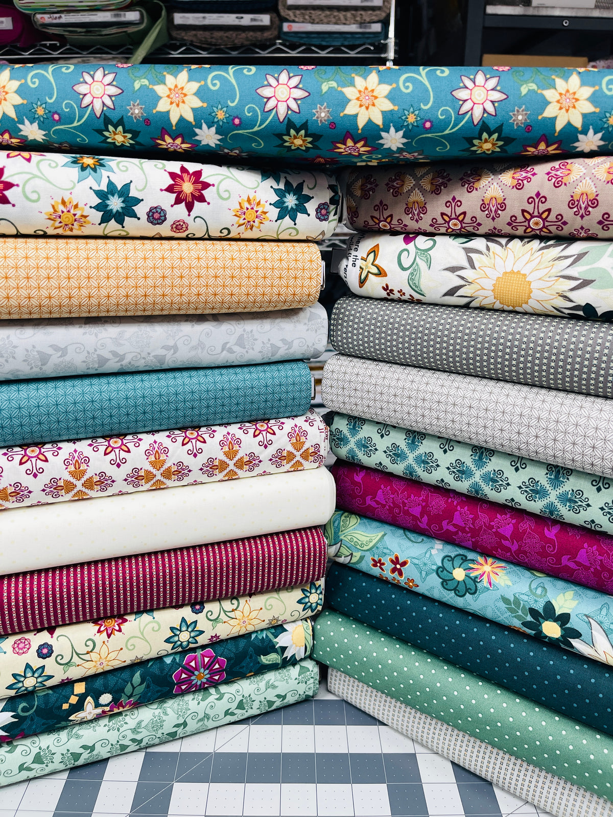 21 Fat Quarter Bundle Where The Wild Flowers are Judi Madsen Riley Blake