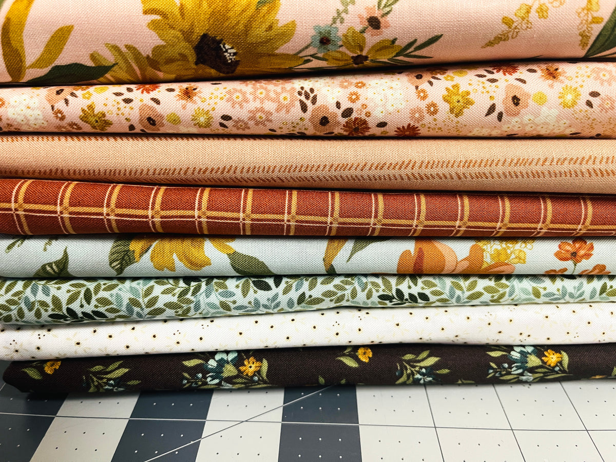 Worth Repeating 8 Yard + Panel Bundle Blush Sandy Gervais Riley Blake 262Y