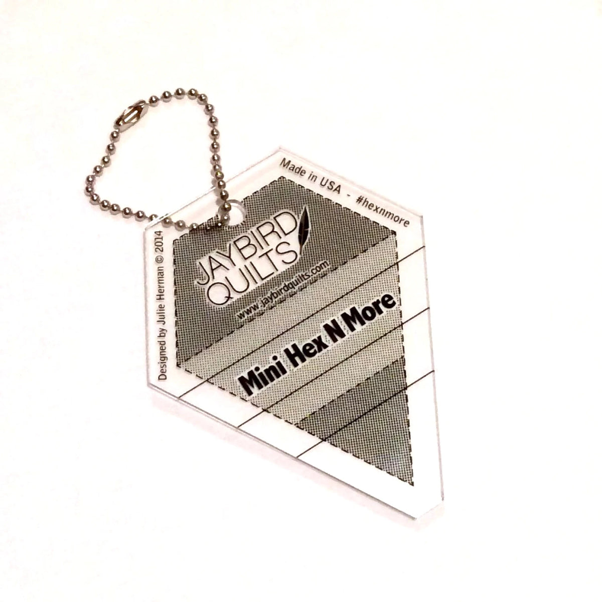 Mini Hex N More JBQ203 Keychain Ruler Julie Herman