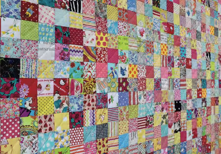 Postcard Project #3 JKD-8038 - Scrappy Squares