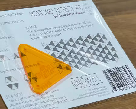 Postcard Project #15 JKD-8564 - 60 Degree Equilateral Triangle