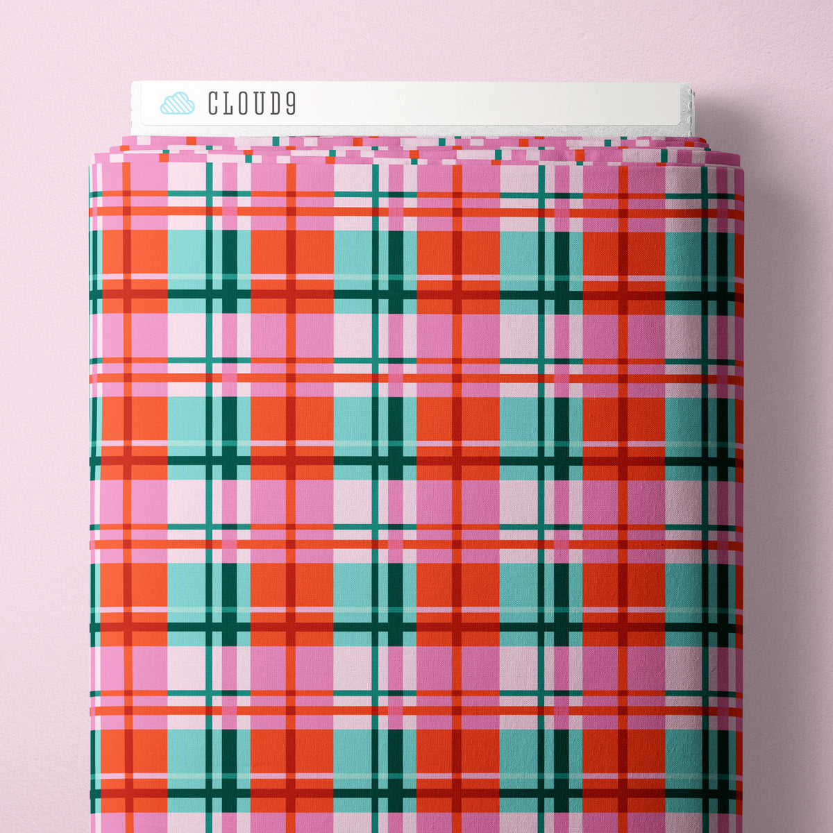 Jolly Tidings 229205 Christmas Plaid Multi Whim & Joy Cloud9 Half Yard