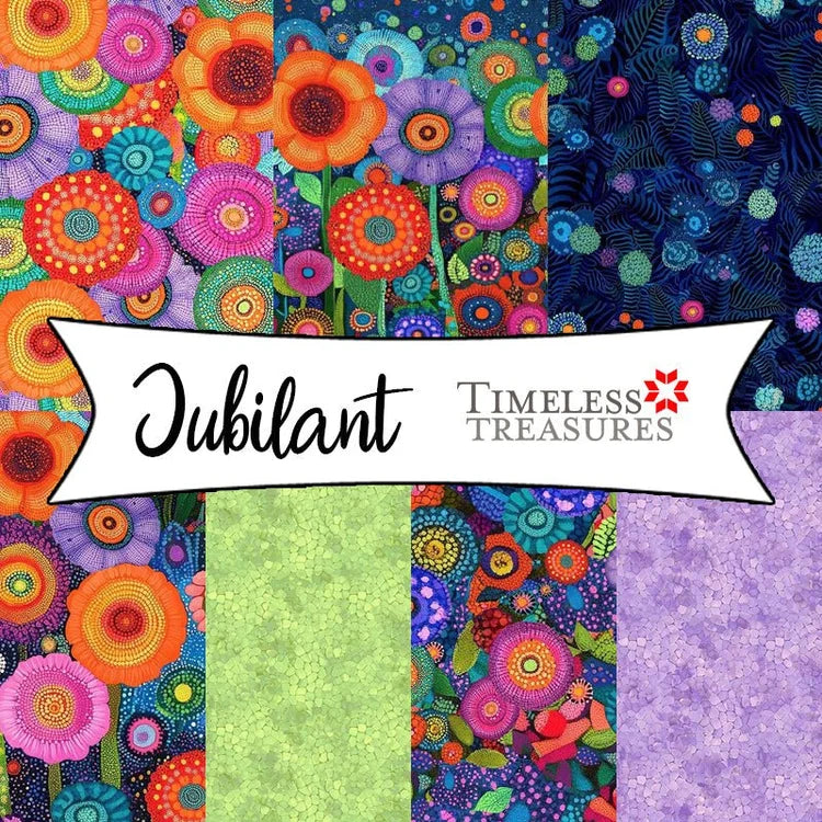 Jubilant 10" Layer Cake Square CP10SQ42-CD JUBILANT Timeless Treasures