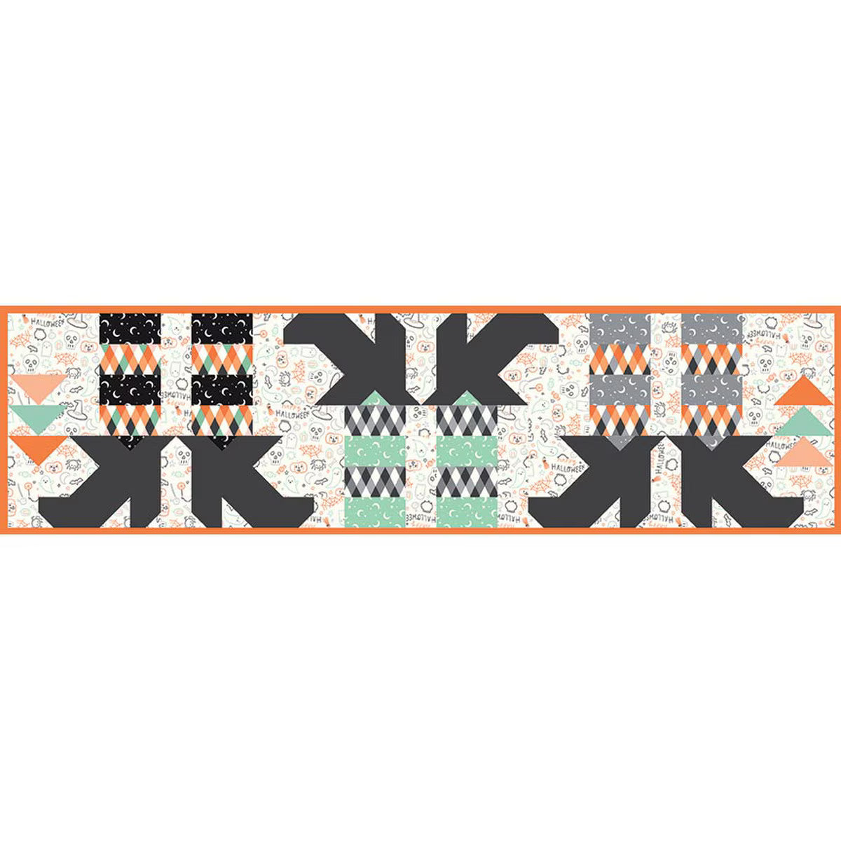 Frank and Friends Witches Feet Table Runner Kit My Mind's Eye Riley Blake Designs KT-17470