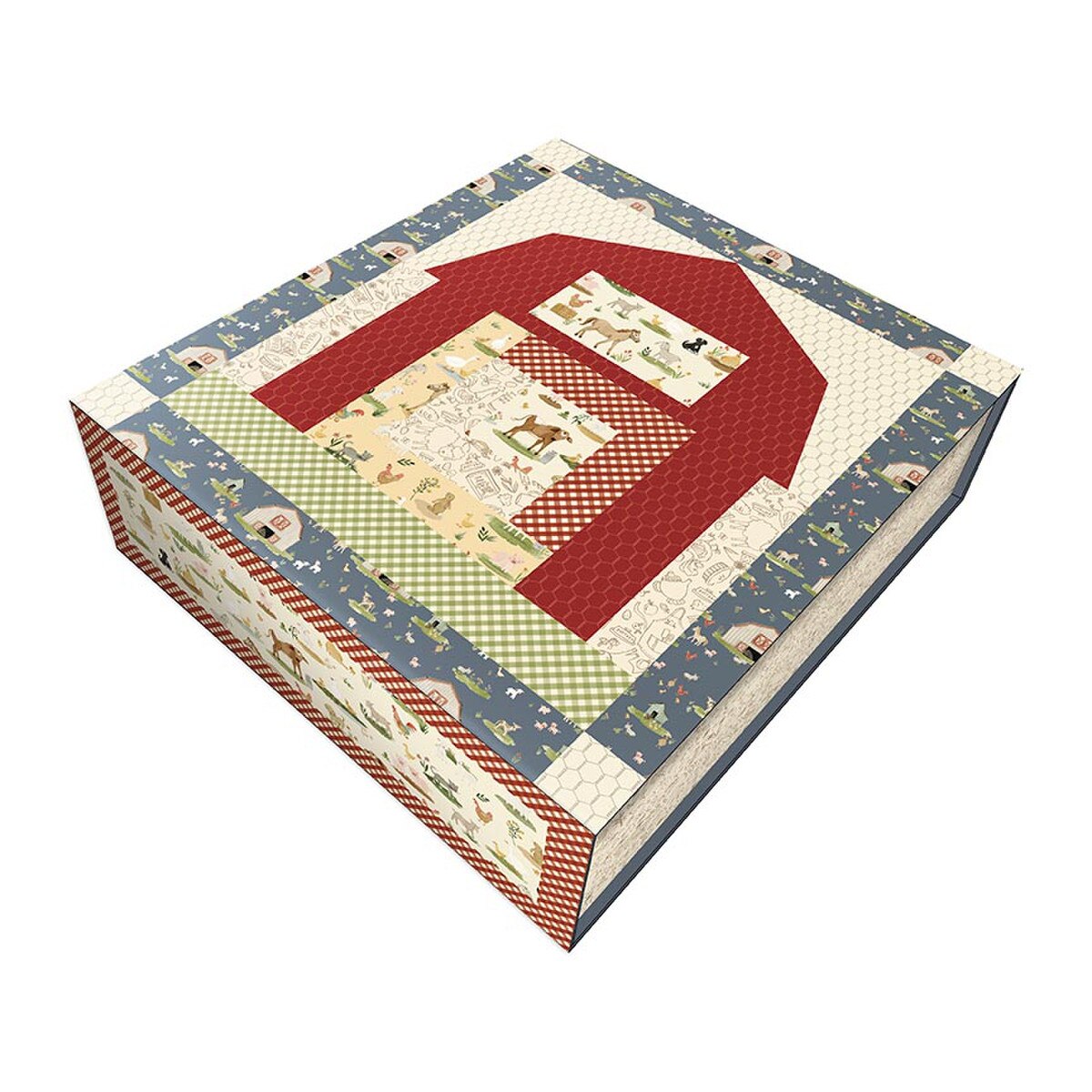 Lil' Farm Friends KT-­17940 I Spy Farm Quilt Kit Kelsey Carlson Riley Blake