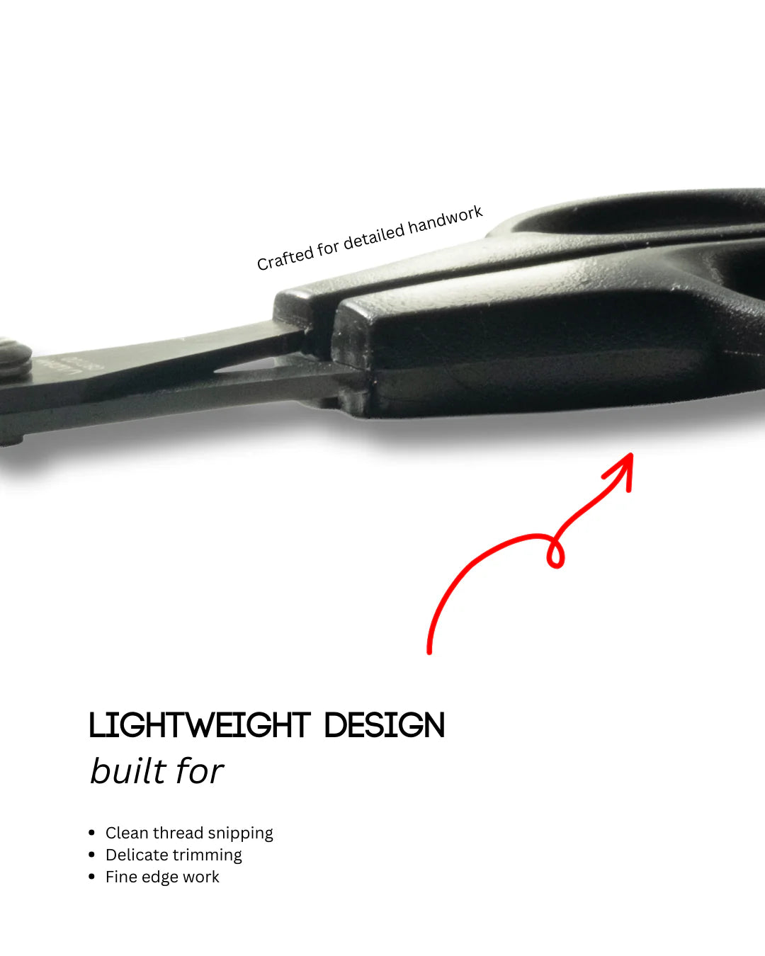 LDH 4.75" Curved Blade Scissors CBT100 Midnight Edition