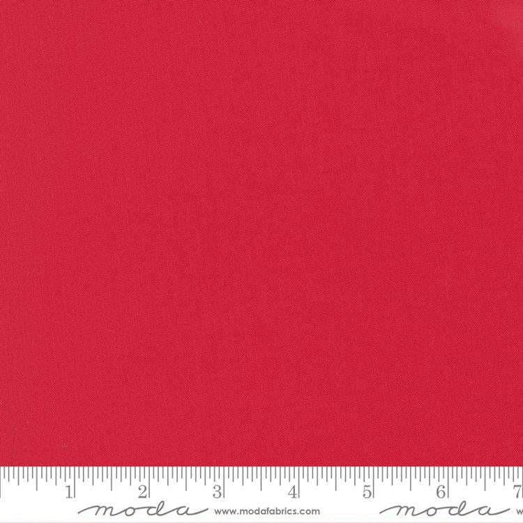 Bella Solids Scarlet 9900 47 Moda Half Yard