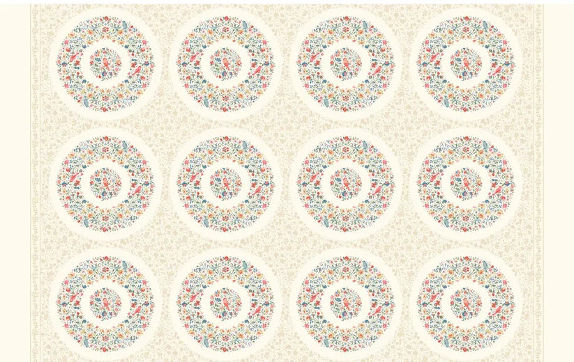 Lovely Bunch Cream Maywood Studio MAS10270-E By the Half Yard