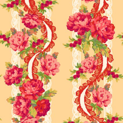 Sweet Beginnings Stripe Yellow Maywood Studio MAS10011-S By the Half Yard