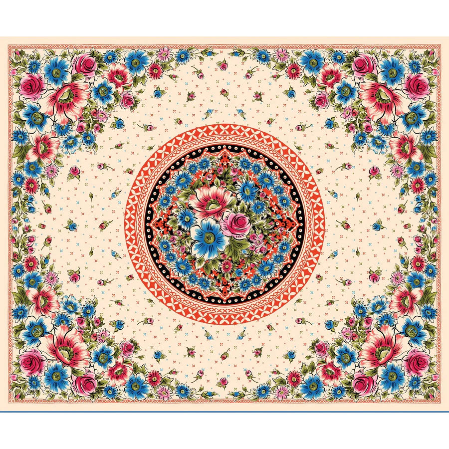 Curio Cabinet Multi Panel Maywood Studio MAS10130-E By the 2/3 Yard Panel