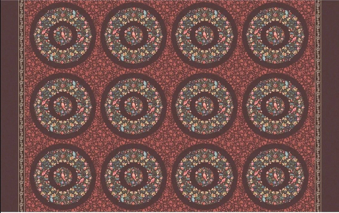 Lovely Bunch Brown Maywood Studio MAS10270-A By the Half Yard