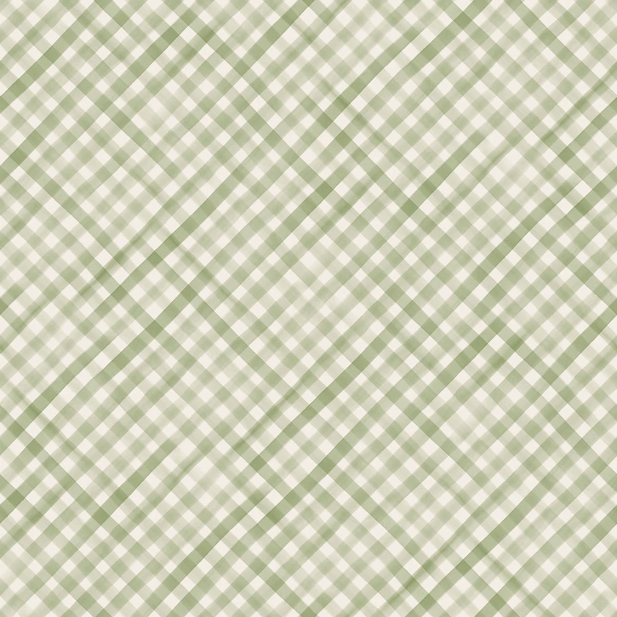 Gingham Garland Gingham Green MAS11466-G Maywood Studio Half Yard