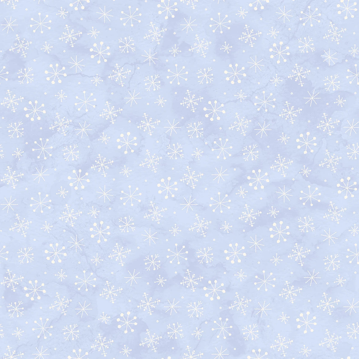 Frosty Friends Snowflakes Blue MAS11483-B Robin Kingsley Maywood Half Yard