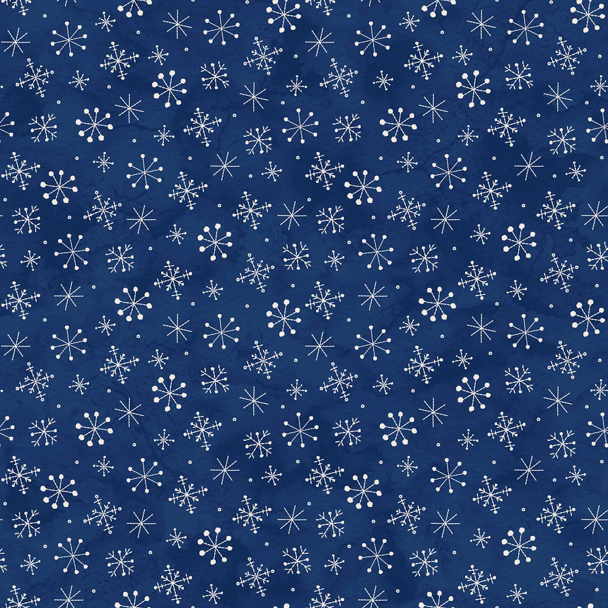 Frosty Friends Snowflakes Navy MAS11483-N Robin Kingsley Maywood Half Yard