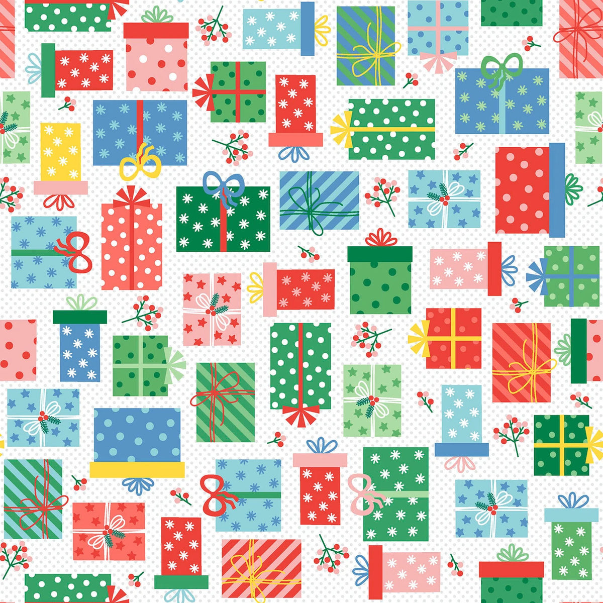 Christmas Break Presents Multi MAS11536-Z Maywood Studio Half Yard