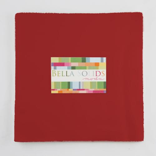 Bella Solids Junior 10" Layer Cake Red 9900JLC 16 Moda